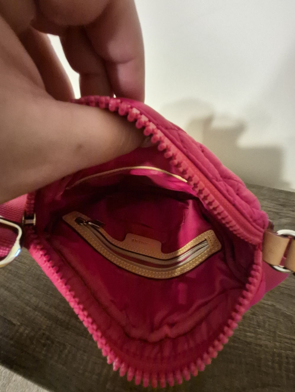 Like New MZ Wallace Quilted Crossbody Bag - Hot Pink - Picture 4 of 10